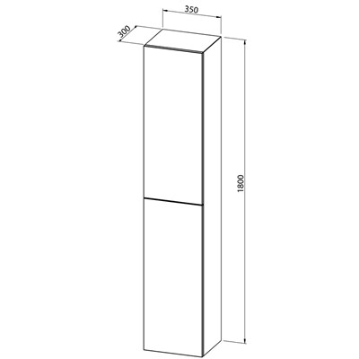 Aquaestil kolona grande 35x180 sanitarije hr