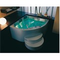 KOLPA SAN Gaia 160x160 Luxus+kutna masažna kupaonska kada,jednoručna armatura i tuš ručka,laser