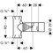 HANSGROHE podžbukni ventil DN 20 1-2 SANITARIJE HR (za povećanje klikni na sliku)