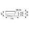 Odvod TECEdrainline „plitak“, DN 50 bočni odvod, teh. (za povećanje klikni na sliku)