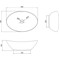 DURFORM nadgradni ovalni umivaonik crni matt 4 SANITARIJE HR (za povećanje klikni na sliku)